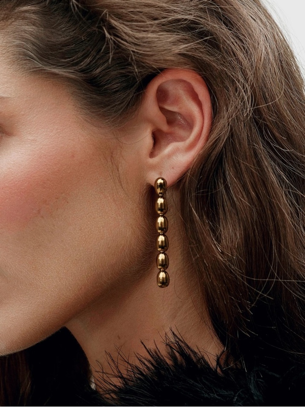 Heaven Mayhem Edith earrings - gold. Brand new with tags